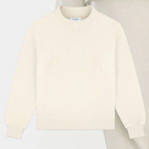 Parke Monochrome Varsity Mockneck Sweatshirt